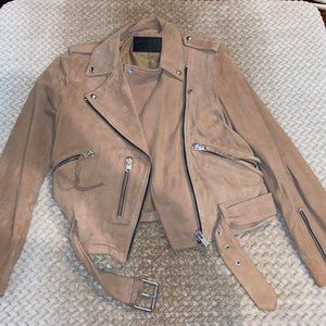 EUC All Saints Balfern Suede Leather Jacket - UK10/US6 - ⭐️1 DAY FLASH SALE⭐️
